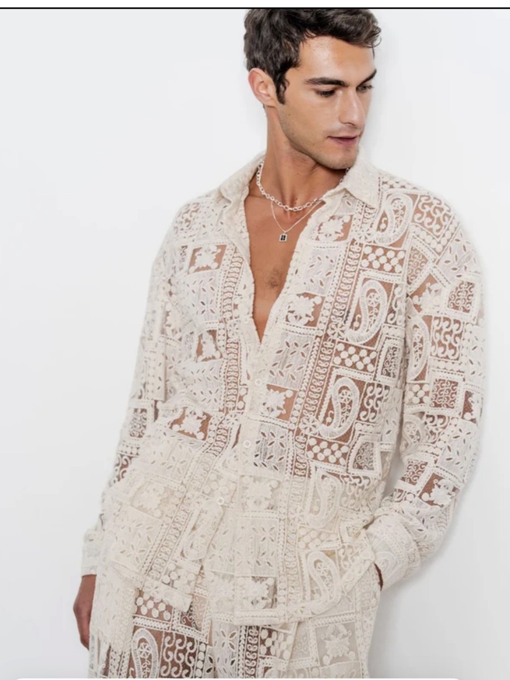 Orttu Garson paisley shirt